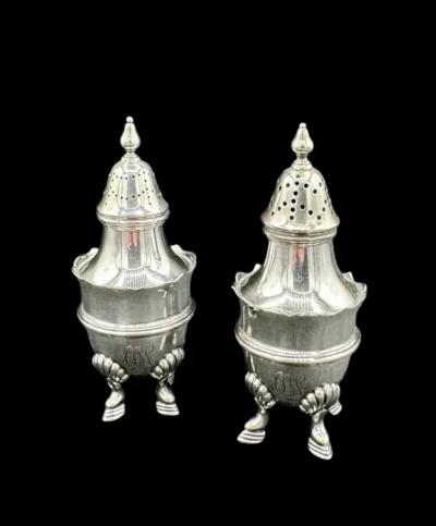 A Pair of Gorham Sterling Silver Salt Pepper Shakers