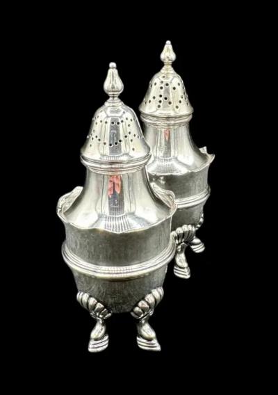 A Pair of Gorham Sterling Silver Salt Pepper Shakers