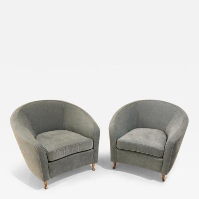 A Pair of Italian Armchairs circa 1965