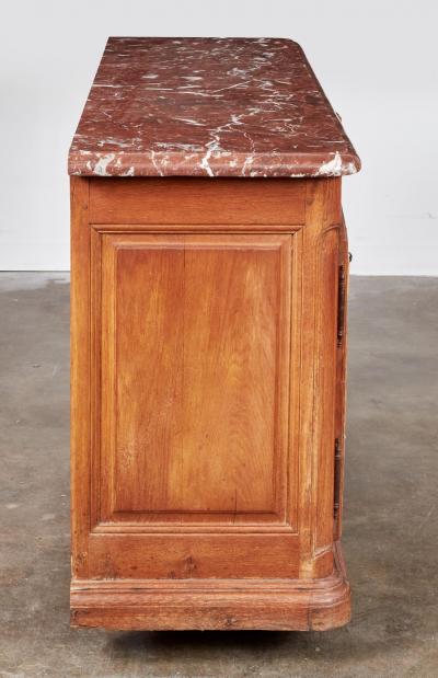 A Pair of Large Marble Top Buffets