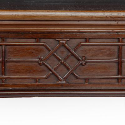 A Pair of Mahogany Serving or Side Tables in the George III Chinoiserie Manner