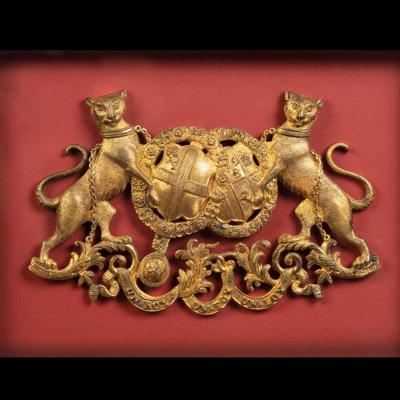 A Pair of Marquess of Clanricarde de Burgh Canning Carriage Badges