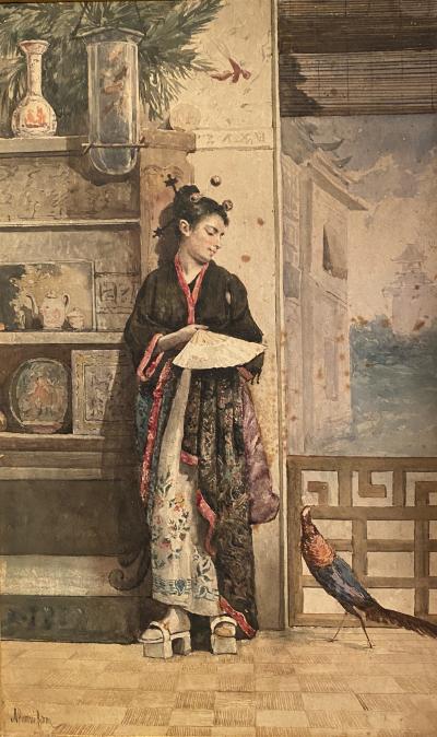 A Pair of Orientalist Watercolors
