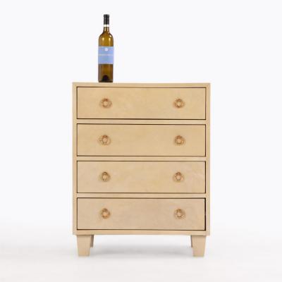 A Pair of Pergamino 4 Drawers Cabinets Nightstands C 1950 