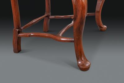A Pair of Portuguese Padouk Side Chairs