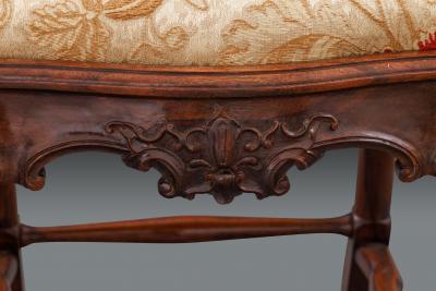 A Pair of Portuguese Padouk Side Chairs