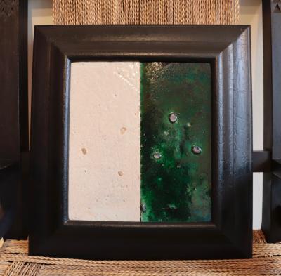 A Pair of Spanish Tiles Seville circa 1550