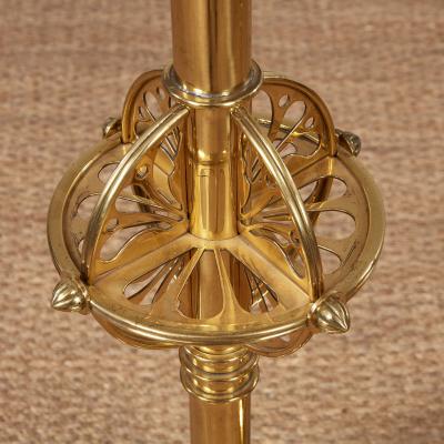 A Pair of Superb Overscale Brass Table Lamps