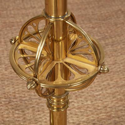 A Pair of Superb Overscale Brass Table Lamps