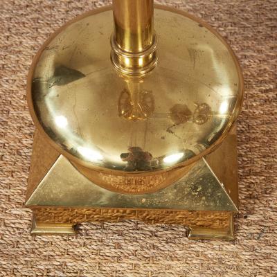 A Pair of Superb Overscale Brass Table Lamps