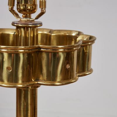 A Pair of Superb Overscale Brass Table Lamps