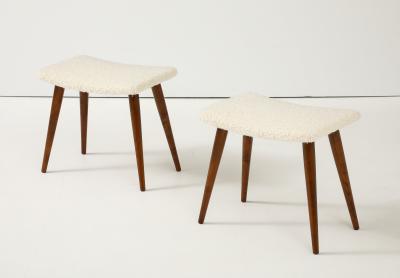 A Pair of Swedish Stools Circa 1960s