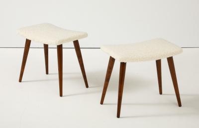 A Pair of Swedish Stools Circa 1960s