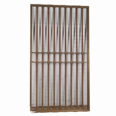 A Pair of bronze panels gates from a bank C 1910 