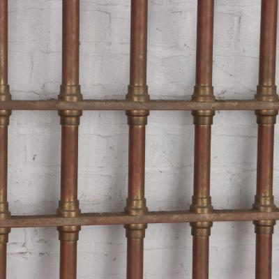 A Pair of bronze panels gates from a bank C 1910 