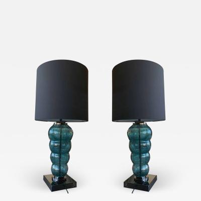 A Pair of designer lamps