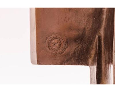 A Patinated Bronze Bust of Jesus Christ by Clesinger and Barbedienne 12 High