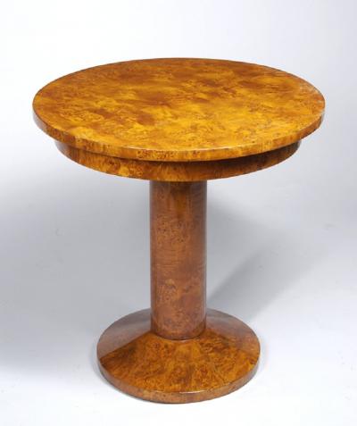A Petite Art Deco Pedestal Table