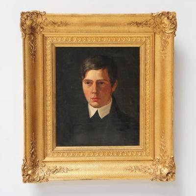 A Portrait of a Young Man Danish School Late 19th Century