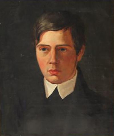 A Portrait of a Young Man Danish School Late 19th Century