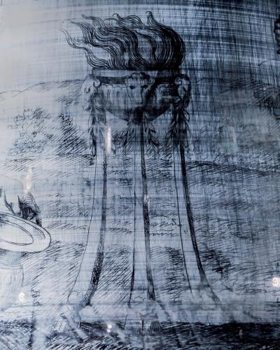 A RARE DAVENPORT STORM LIGHT