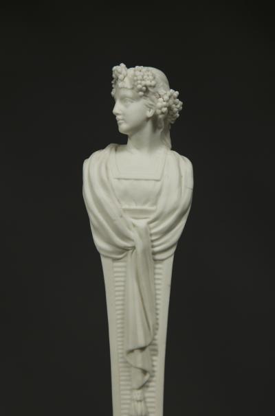 A RARE SET OF MENNECY PORCELAIN HERM FIGURES REPRESENTING THE FOUR SEASONS