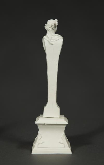 A RARE SET OF MENNECY PORCELAIN HERM FIGURES REPRESENTING THE FOUR SEASONS