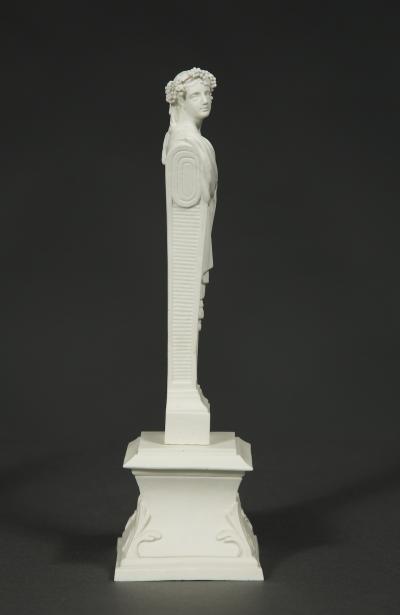 A RARE SET OF MENNECY PORCELAIN HERM FIGURES REPRESENTING THE FOUR SEASONS