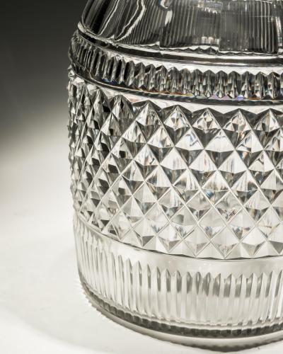 A REGENCY CUT GLASS MAGNUM CARAFE