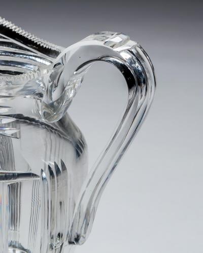 A REGENCY CUT GLASS WATER JUG