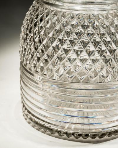 A REGENCY DIAMOND STEP CUT MAGNUM CARAFE