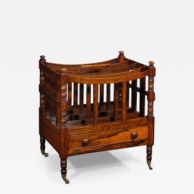 A REGENCY ROSEWOOD CANTERBURY