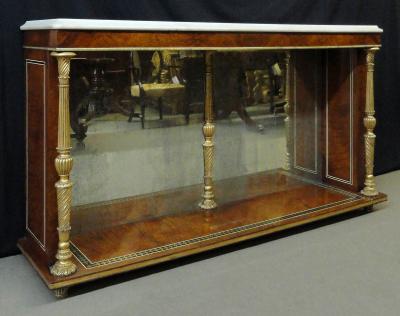 A REGENCY SATINWOOD CONSOLE