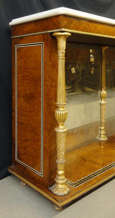 A REGENCY SATINWOOD CONSOLE