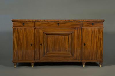 A REMARKABLE NEOCLASSICAL PERIOD MAHOGANY SIDE CABINET