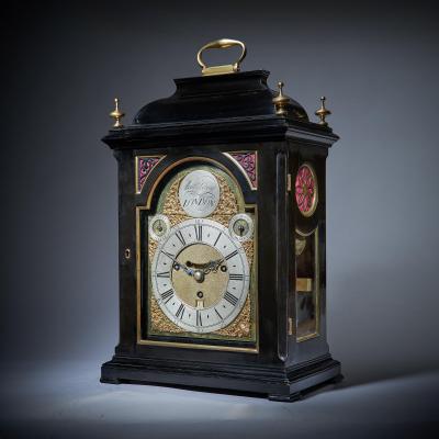 A Rare 18th Century George II Musical Table Clock by Matthew King c 1735 