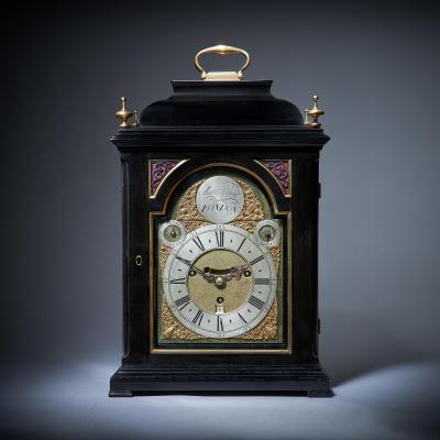 A Rare 18th Century George II Musical Table Clock by Matthew King c 1735 