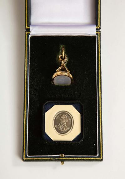 A Rare American Gold Intaglio Seal of George Washington Early 19th Century