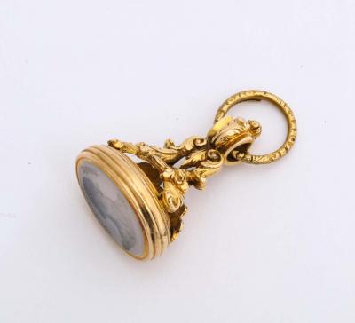 A Rare American Gold Intaglio Seal of George Washington Early 19th Century