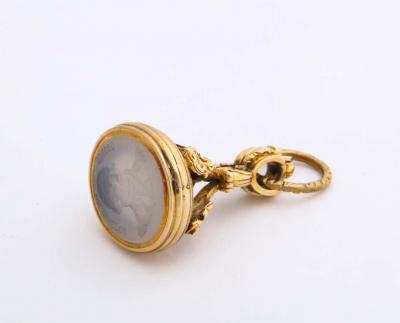 A Rare American Gold Intaglio Seal of George Washington Early 19th Century