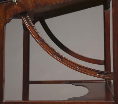 A Rare Early George III Mahogany Double Ratcheted Reading Cum Drawing Table