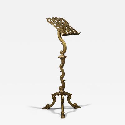 A Rare George III Gilt Brass Lectern