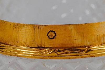 A Rare Louis XVI Gold and Enamel Rock Crystal Snuff Box Rothschild Provenance