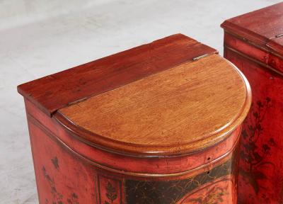 A Rare Pair of Luxury Chinoiserie Tea Cannister Shop Fittings
