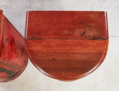 A Rare Pair of Luxury Chinoiserie Tea Cannister Shop Fittings