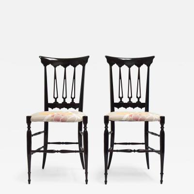 A Rare Pair of Spada Chiavari Chairs