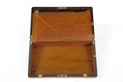 A Rare Regency Rosewood Writing Slope England c 1815