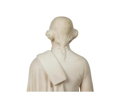 A Rare and Important American Marble Sculpture of Thomas Jefferson Circa 1870