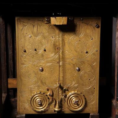 A Rare and Important Charles II 17th Century Table Clock by Henry Jones