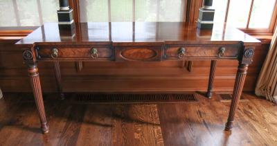 A Regency Mahogany Side or Serving Table Scotland circa 1810